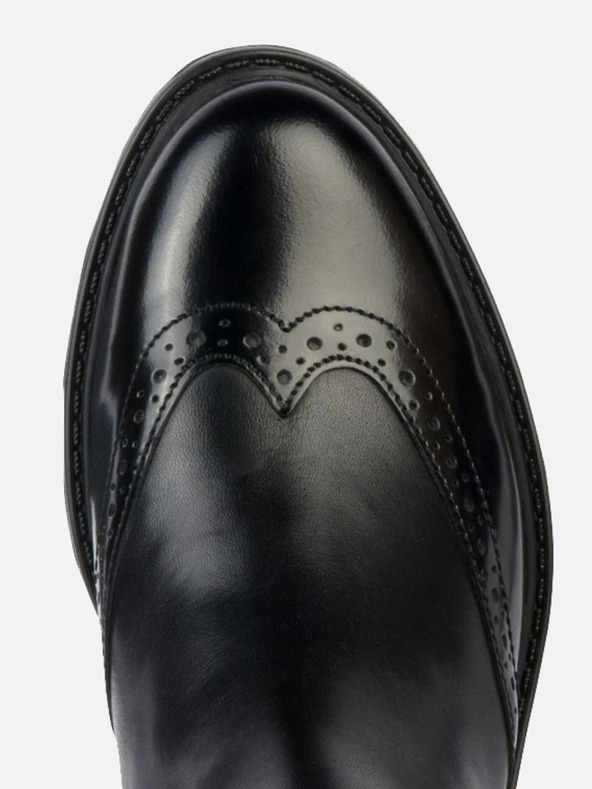 Geox Černé dámské kozačky Geox Walk Pleasure