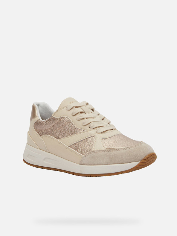 Geox Krémové dámské tenisky Geox Bulmya