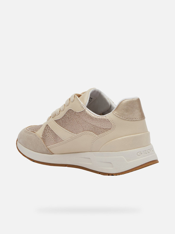 Geox Krémové dámské tenisky Geox Bulmya
