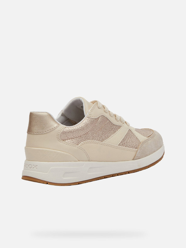 Geox Krémové dámské tenisky Geox Bulmya