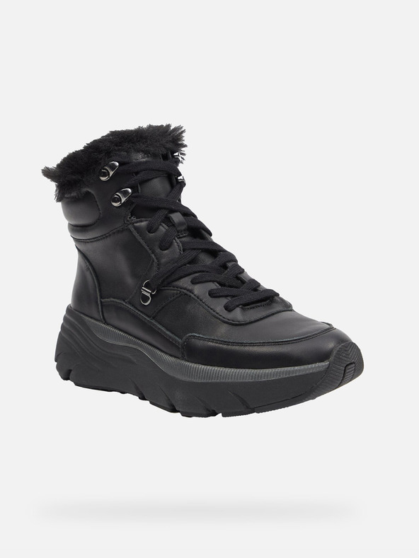 Geox Černá dámská kotníková obuv Geox Diamanta