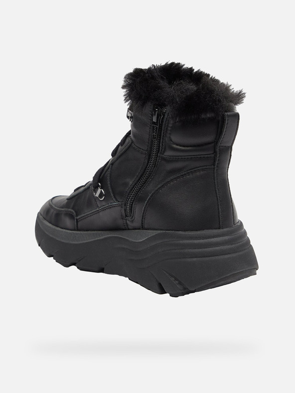 Geox Černá dámská kotníková obuv Geox Diamanta