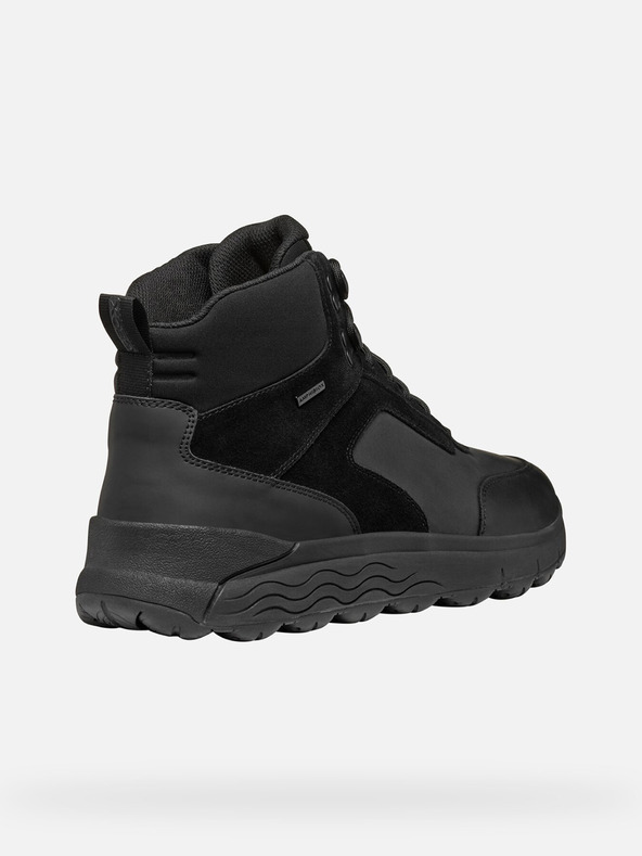 Geox Černá pánská kotníková obuv Geox Spherica 4X4 ABX