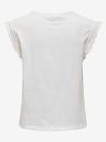 Jacqueline de Yong Bílé dámské tričko JDY