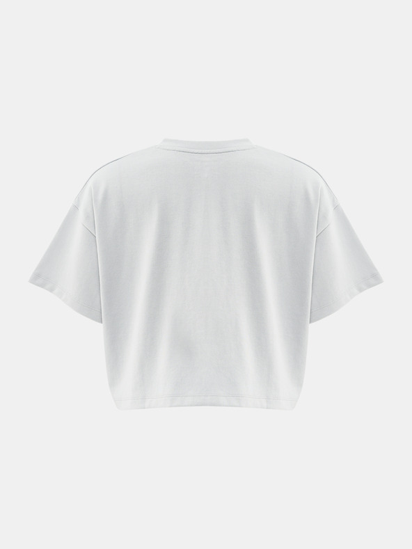 Under Armour Dámské tričko Under Armour UA W VARSITY MIX HW SS CROP-GRY