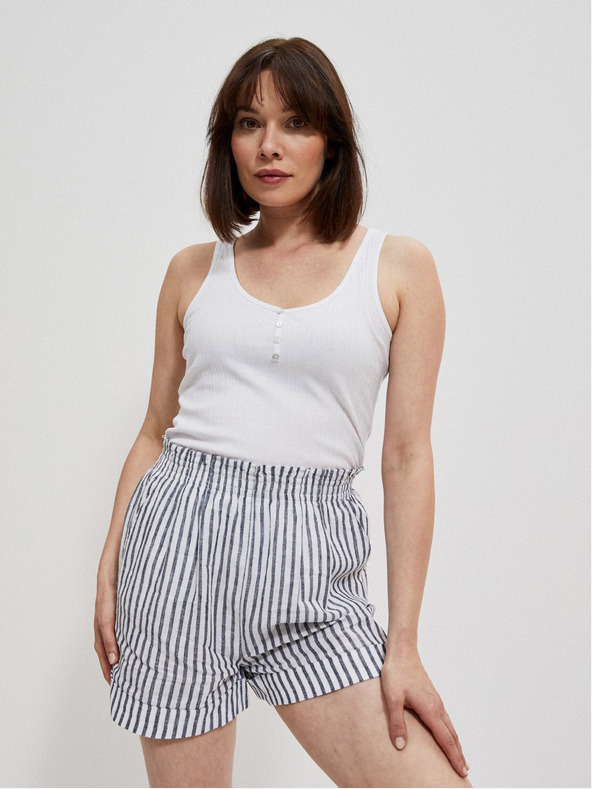 Moodo Bílé dámské tílko Moodo