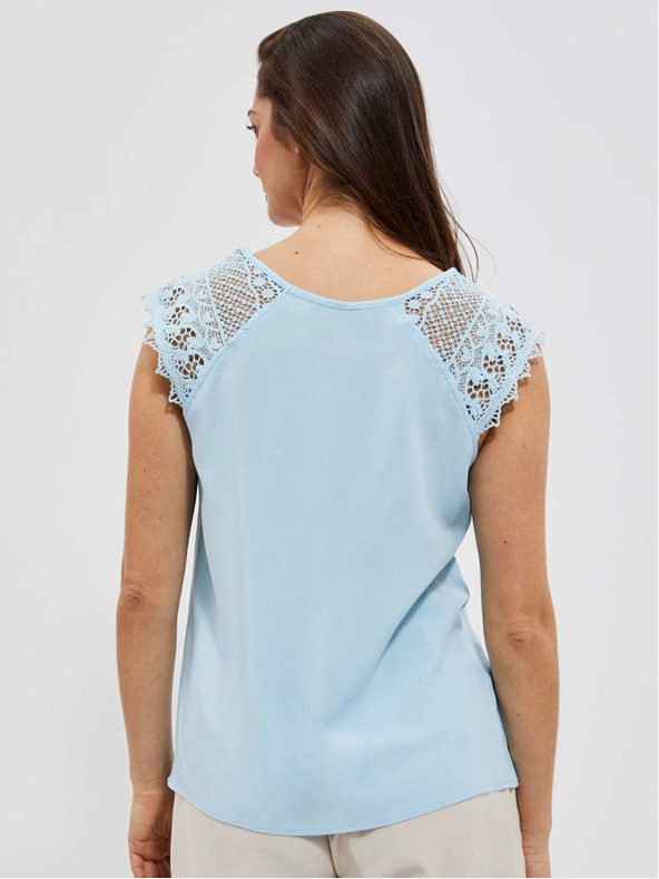 Moodo Světle modrý top Moodo
