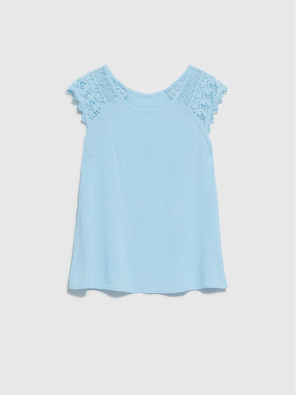 Moodo Světle modrý top Moodo