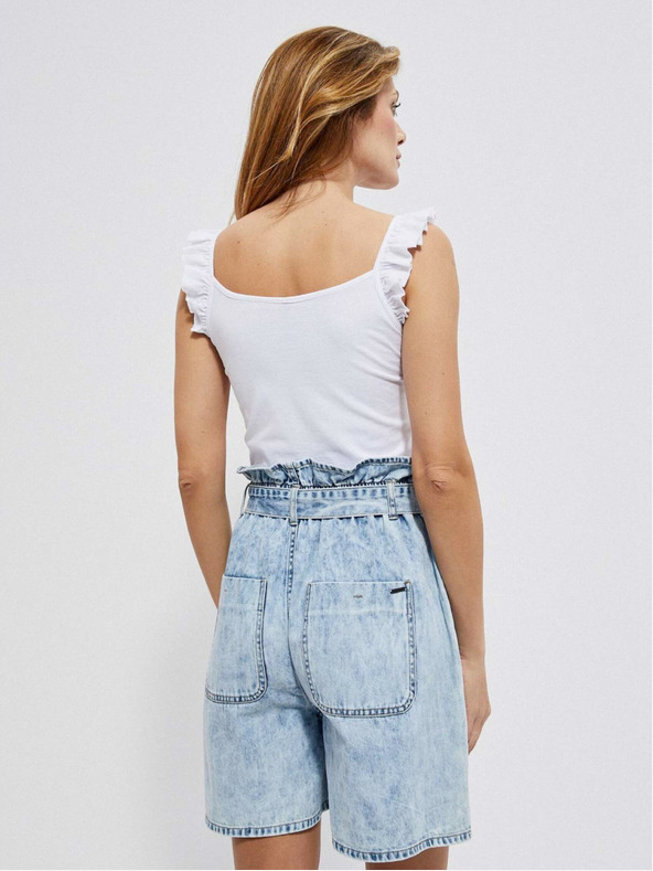 Moodo Bílé dámské tílko Moodo