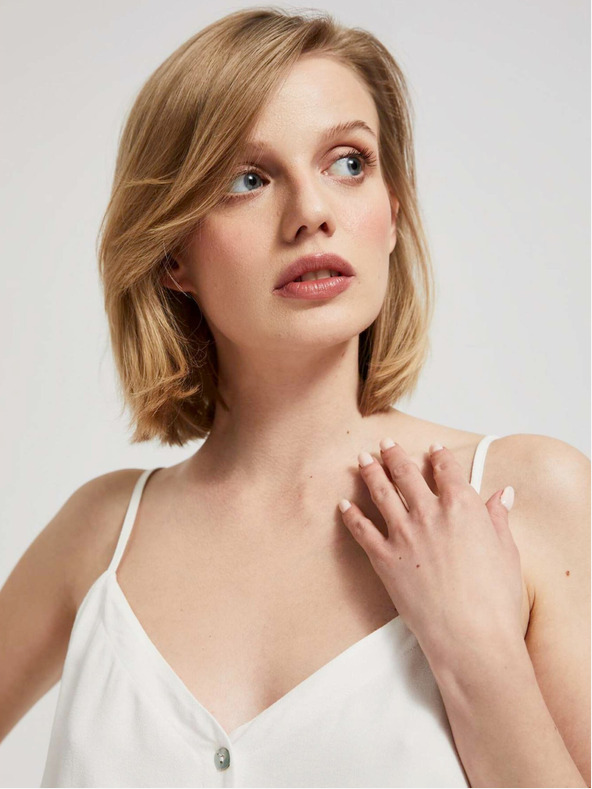 Moodo Bílý dámský top Moodo