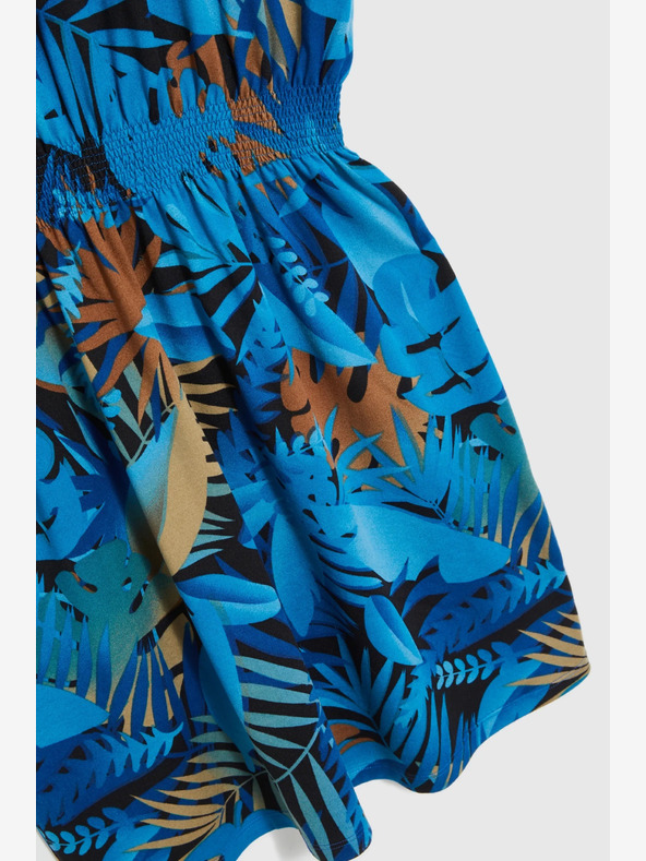 Moodo Modré vzorované šaty Moodo