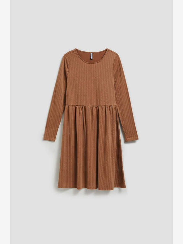 Moodo Dámské žebrované šaty Moodo