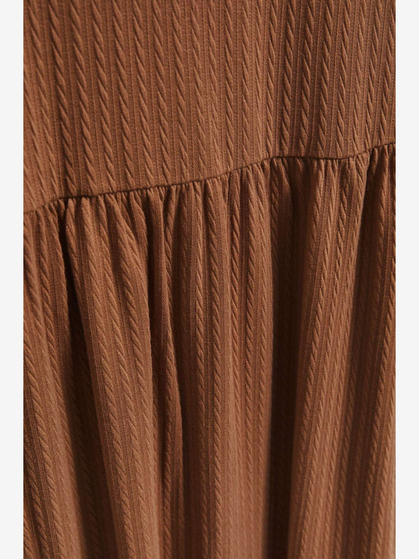 Moodo Dámské žebrované šaty Moodo