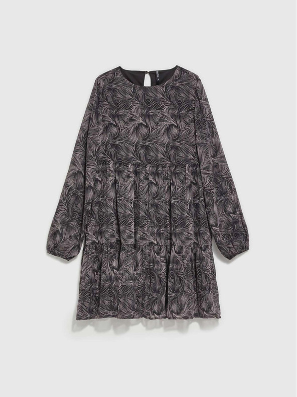 Moodo Černé dámské boho šaty Moodo