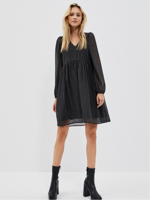 Moodo Černé dámské šaty Moodo