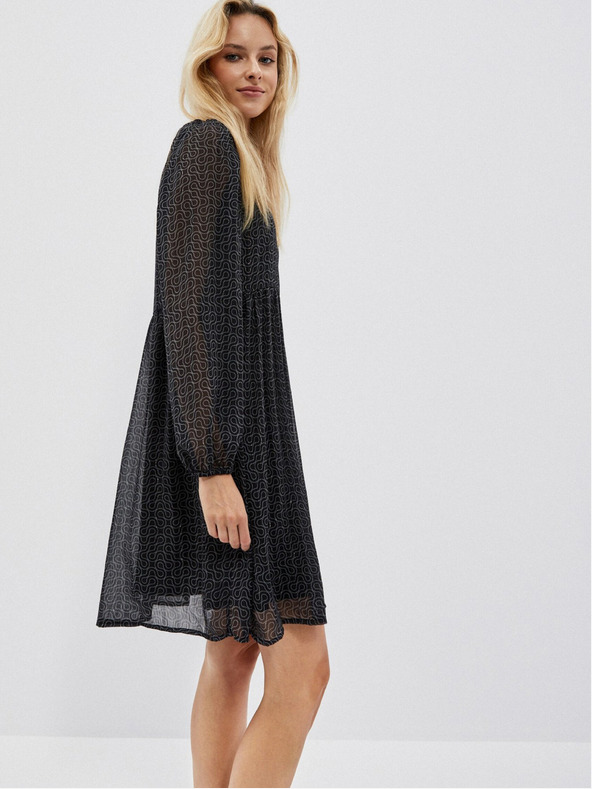 Moodo Černé dámské šaty Moodo