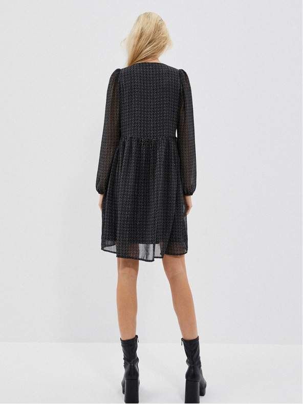 Moodo Černé dámské šaty Moodo