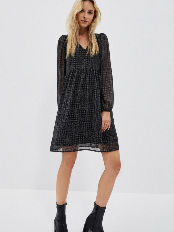 Moodo Černé dámské šaty Moodo