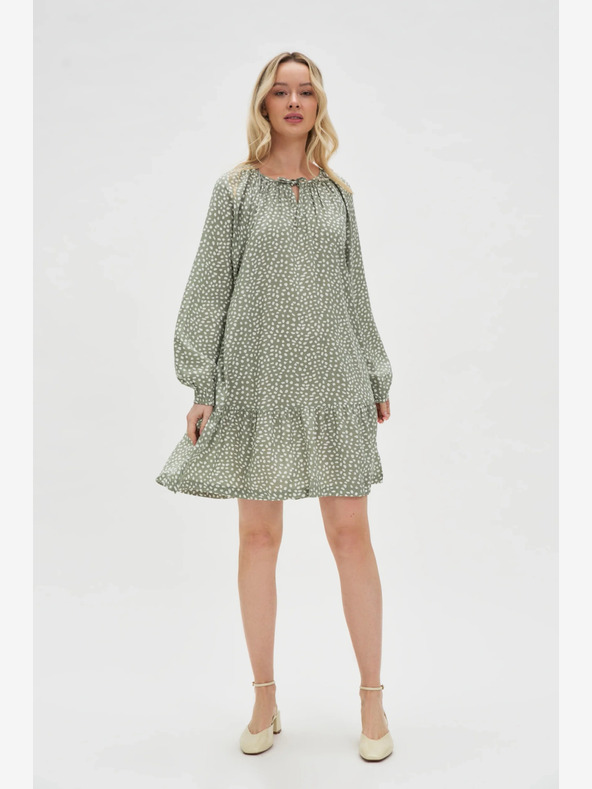Moodo Dámské zelené šaty Moodo