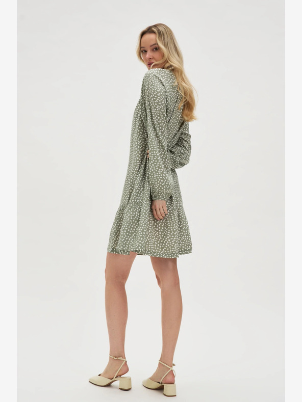 Moodo Dámské zelené šaty Moodo