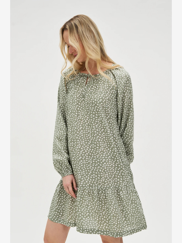 Moodo Dámské zelené šaty Moodo