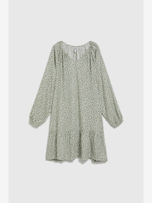 Moodo Dámské zelené šaty Moodo