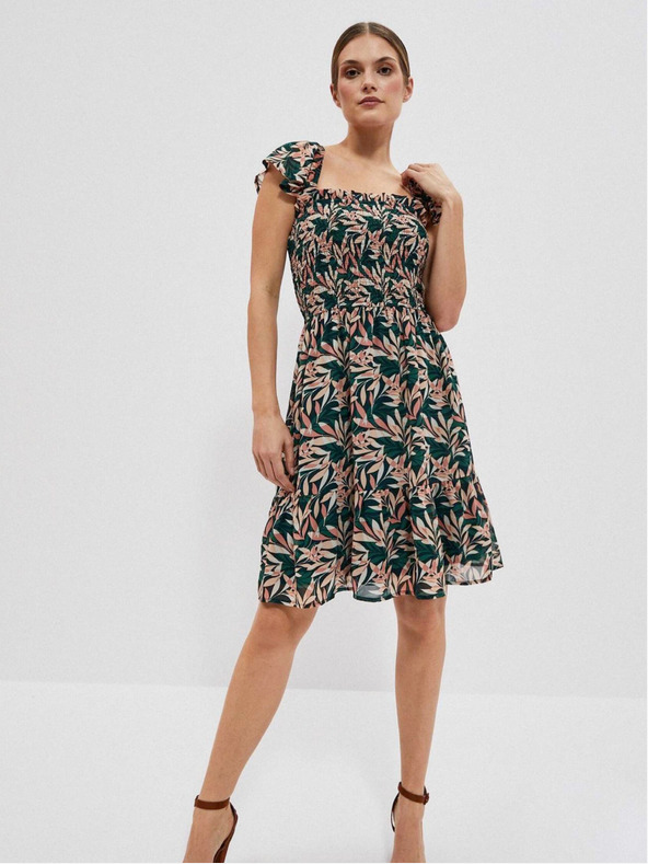 Moodo Dámské květované šaty Moodo