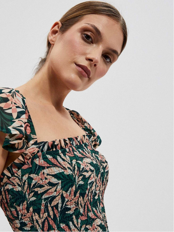 Moodo Dámské květované šaty Moodo