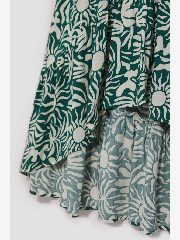 Moodo Zelené vzorované šaty Moodo