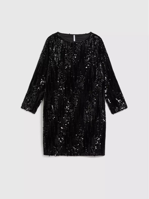 Moodo Dámské společenské šaty s flitry Moodo