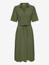 Jacqueline de Yong Khaki dámské košilové šaty JDY