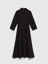 Moodo Černé dámské midi šaty Moodo