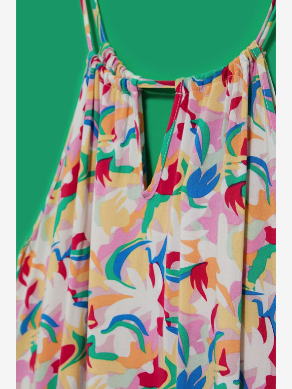 Moodo Vzorované letní šaty na ramínka Moodo