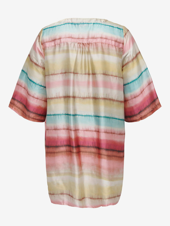 ONLY CARMAKOMA Krémová dámská tunika ONLY CARMAKOMA Tanny