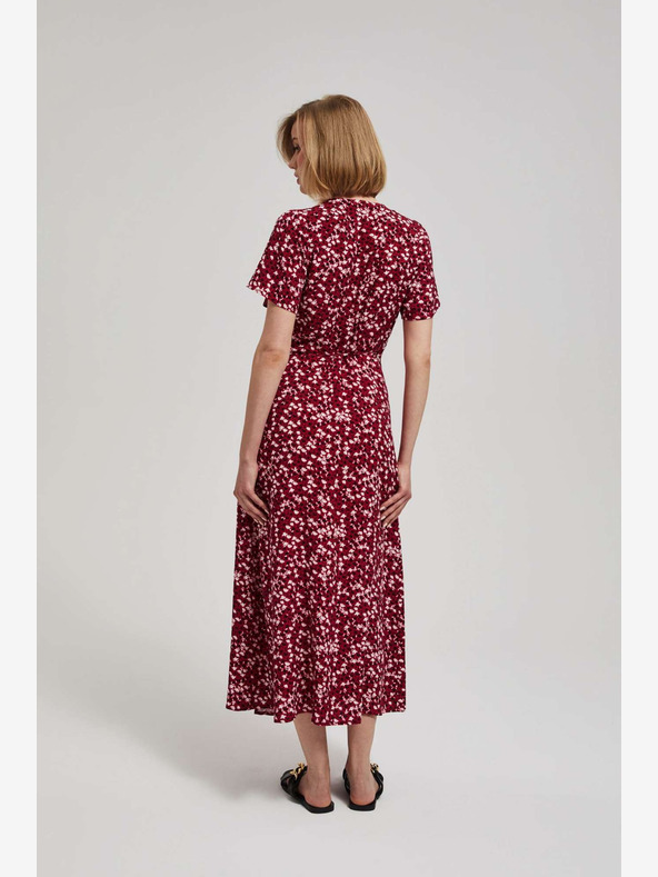 Moodo Tmavě růžové maxi šaty Moodo