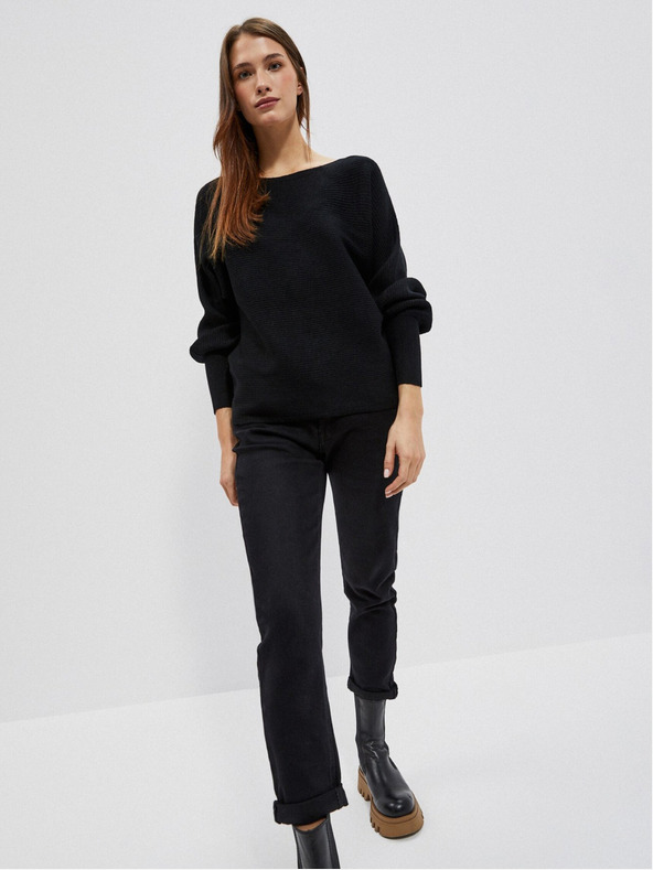 Moodo Černý dámský svetr Moodo