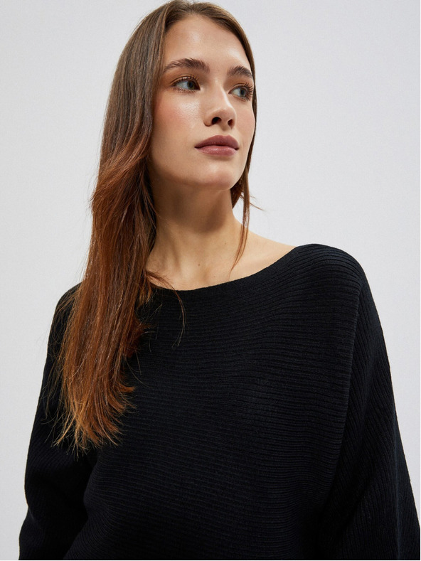 Moodo Černý dámský svetr Moodo