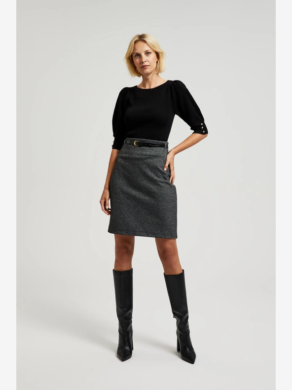 Moodo Černý dámský svetr Moodo