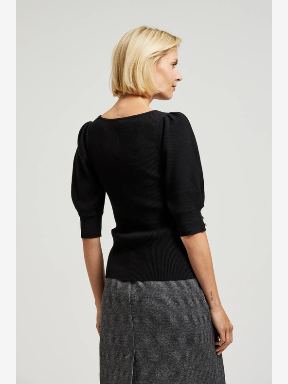 Moodo Černý dámský svetr Moodo