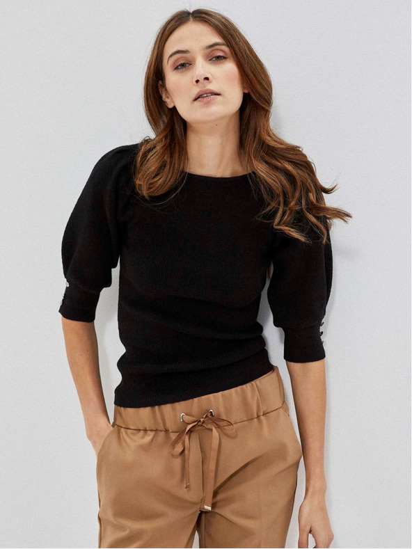 Moodo Černý dámský svetr Moodo