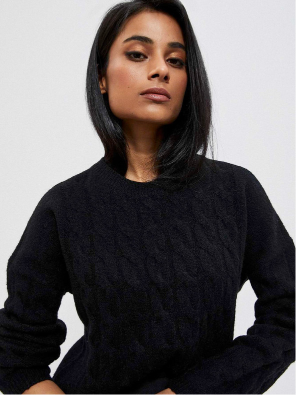 Moodo Černý dámský svetr Moodo