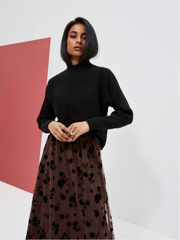 Moodo Černý dámský svetr Moodo