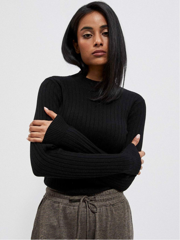 Moodo Černý dámský svetr Moodo