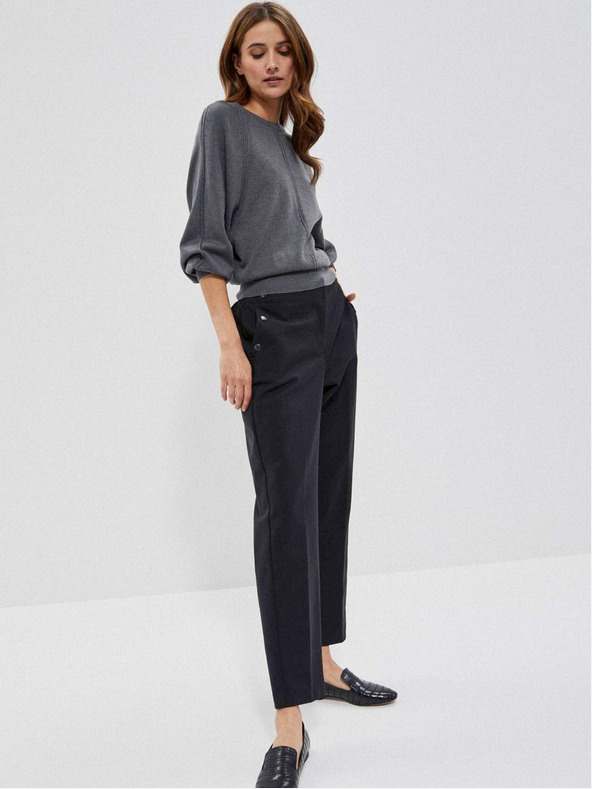 Moodo Šedý dámský svetr Moodo