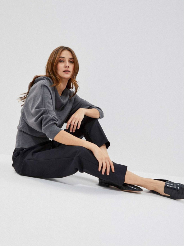 Moodo Šedý dámský svetr Moodo