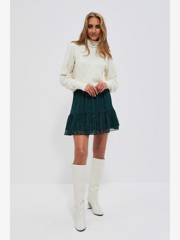 Moodo Krémový dámský svetr Moodo