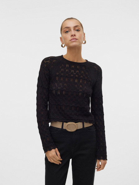 Vero Moda Černý dámský svetr Vero Moda