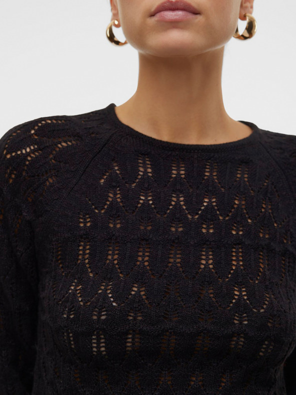 Vero Moda Černý dámský svetr Vero Moda