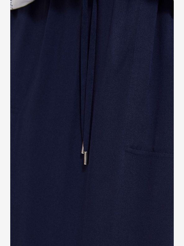 Moodo Tmavě modrá dámská sukně Moodo