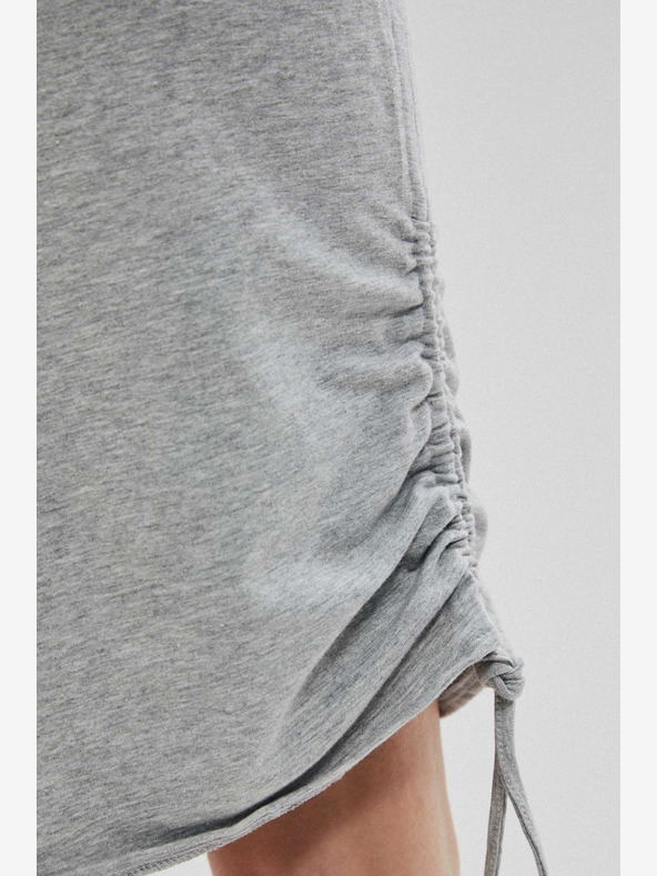 Moodo Světle šedá dámská sukně Moodo